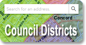 Search Council Districts map